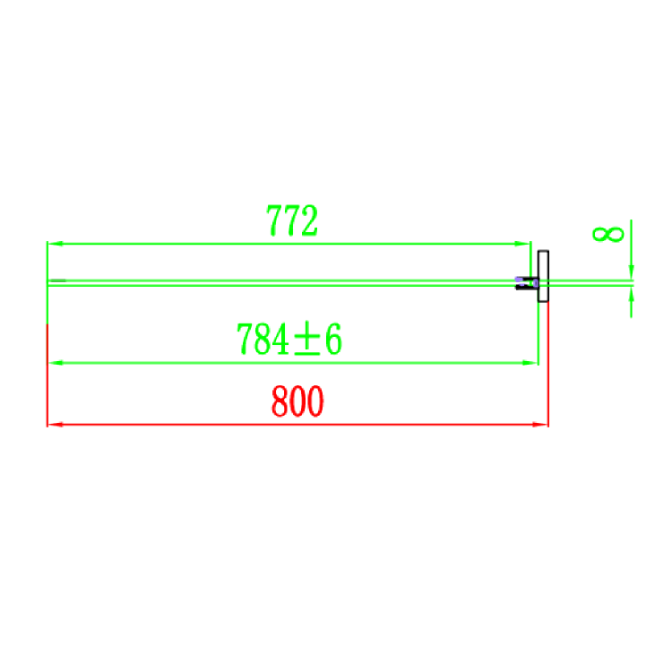 Ribbed Glass 1000x800mm Sliding Shower Enclosure Right Hand - Matira