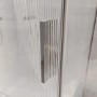 Ribbed Glass 1000x800mm Sliding Shower Enclosure Right Hand - Matira