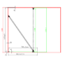 1600x800mm Ribbed Glass Wetroom Shower Screen Enclosure - Matira