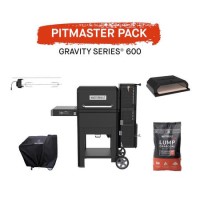 Masterbuilt Gravity Series 600 Charcoal BBQ Grill with Pitmaster Pack