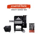 BUN/MB20042221/86058 Masterbuilt Gravity Series 800 Charcoal BBQ Grill with Starter Pack