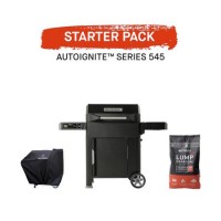Masterbuilt AutoIgnite Series 545 Charcoal BBQ Grill with Starter Pack