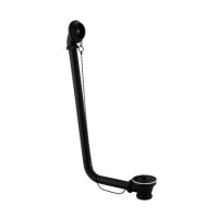 Matt Black Traditional Exposed Bath Waste & Overflow - Park Royal Matt Black Traditional Exposed Bath Waste & Overflow - Park Royal