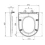 Matt Black Close Coupled Closed Back Toilet with Sink on Top & Chrome Fittings Cloakroom Suite - Legend