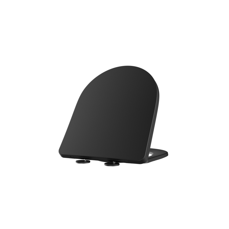 Matt Black Close Coupled Closed Back Toilet with Sink on Top & Brass Fittings Cloakroom Suite - Legend