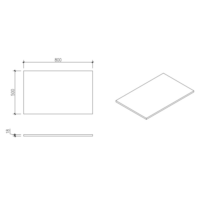 800mm White Fluted Wall Hung Countertop Vanity Unit with Basin – Melbourne