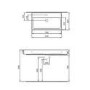 800mm Taupe Wall Hung Vanity Unit with Basin - Morella