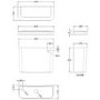 Park Royal Low Level Toilet with Cistern and Flush kit