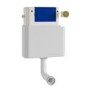 Albi Back to Wall Rimless Toilet with Soft Close Seat & Concealed Cistern With Brushed Brass Push Button