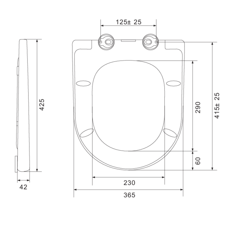 Newport Back to Wall Rimless Toilet with Soft Close Seat & Concealed Cistern With Chrome Push Button