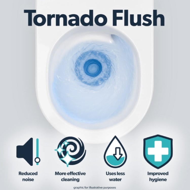 Close Coupled Rimless Short Projection Toilet with Soft Close Seat - Newport