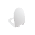 Matt White Wall Hung Rimless Short Projection Toilet with Soft Close Seat - Newport