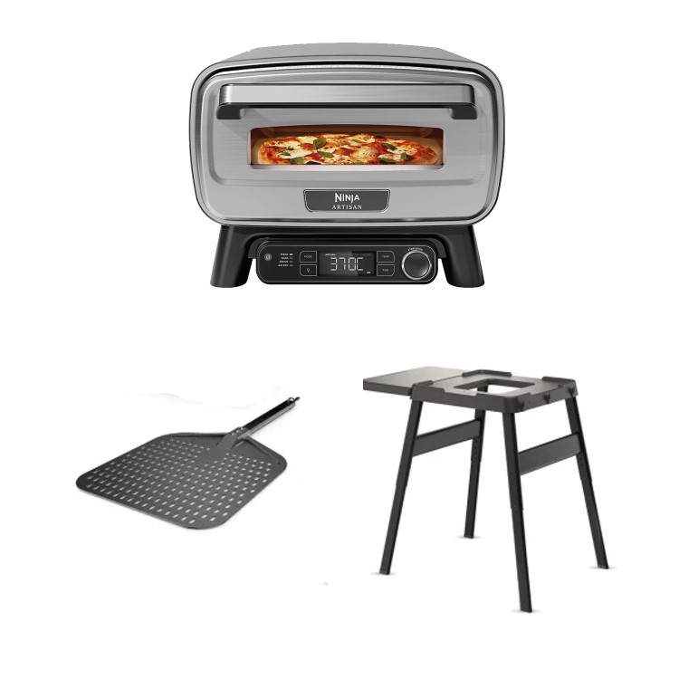 Ninja MO201UK Electric Outdoor Pizza Oven & Air Fryer with Stand