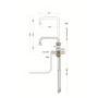Quooker Nordic Instant Boiling Water Tap Square Chrome + Pro3 3L Boiling Water Tank