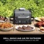 Ninja OG701UK Woodfire Electric BBQ Grill & Smoker - With Stand