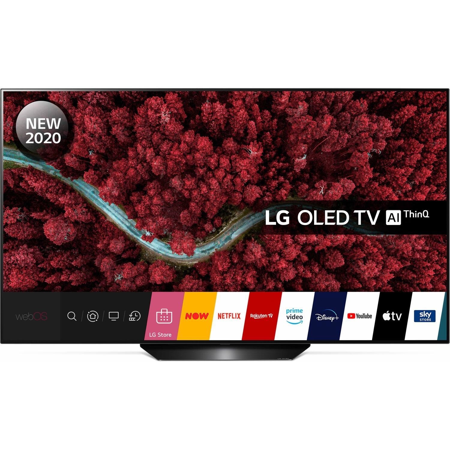 Refurbished LG 55 4K Ultra HD with HDR OLED Freeview HD Smart TV