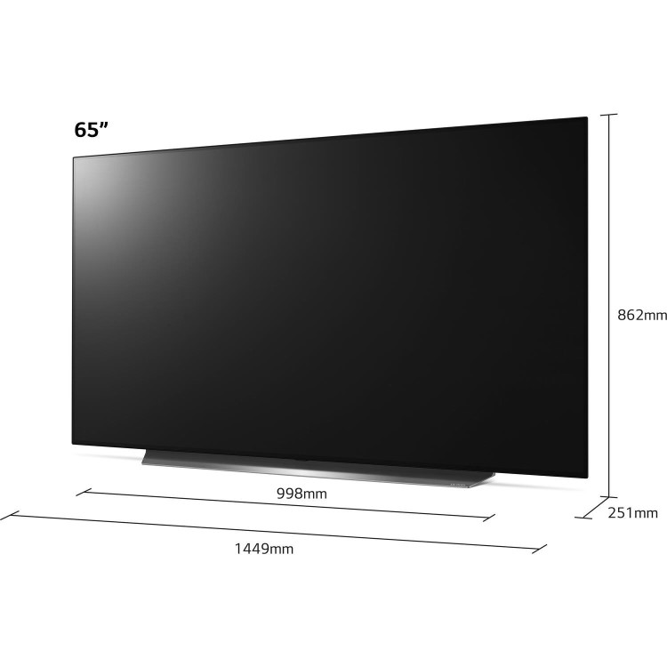 LG OLED65CX5LB 65" Smart 4K Ultra HD HDR OLED TV with LG Wireless Headphones - Black