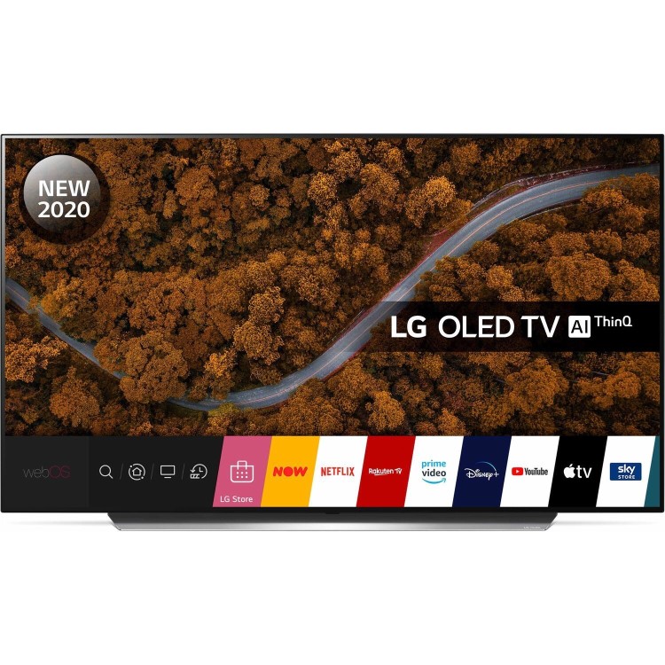 LG OLED65CX5LB 65" Smart 4K Ultra HD HDR OLED TV with LG Wireless Headphones - Black
