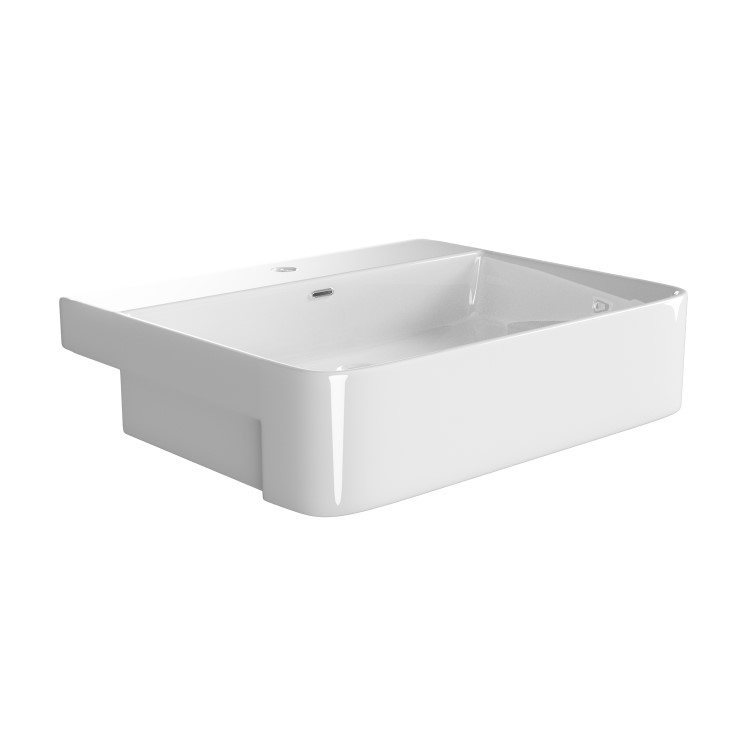 1200mm White Toilet and Sink Unit with Brass Fittings - Ontario