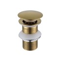 ARIBB021 Brushed Brass Click Clack Unslotted Basin Waste - Arissa