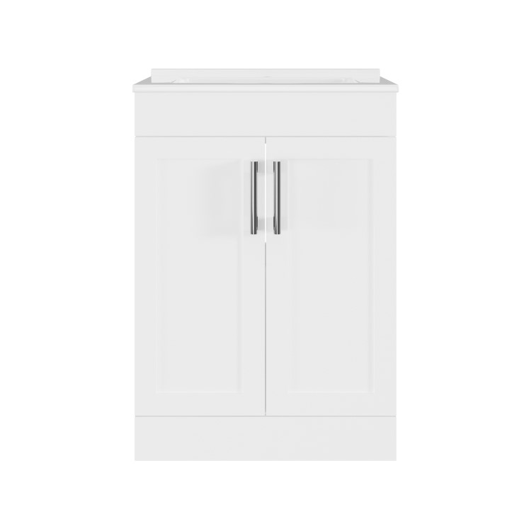 600mm Paintable Freestanding Vanity Unit with Basin - Orlando