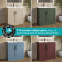 800mm Paintable Freestanding Vanity Unit with Basin - Orlando