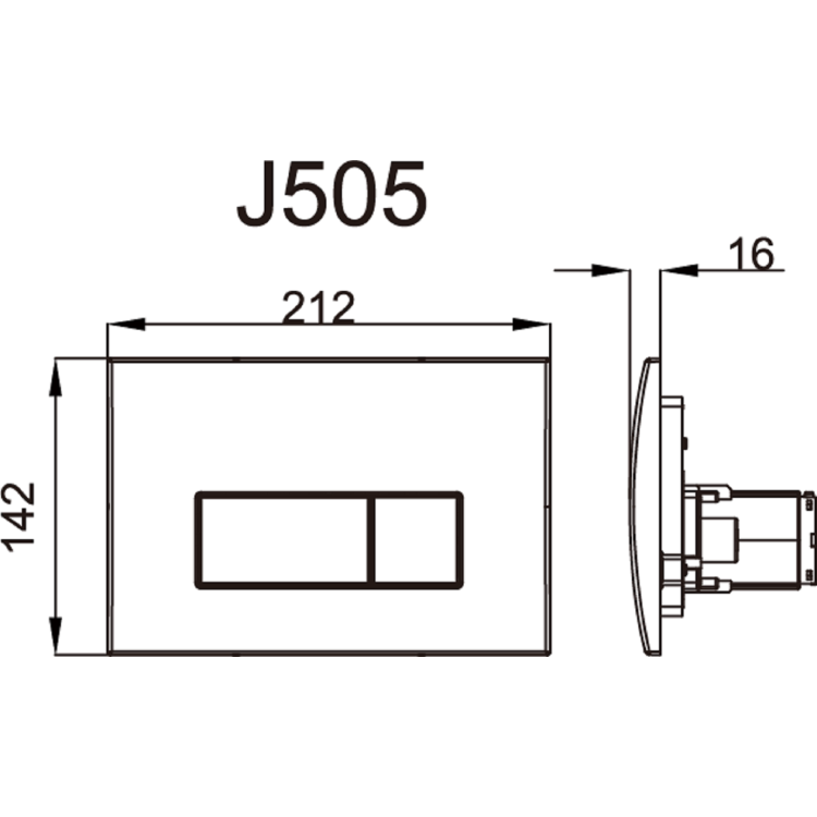 Fluted Wall Hung Rimless Toilet with Soft Close Seat, Matt Black Pneumatic Flush Plate, 820mm Frame & Cistern – Oregon