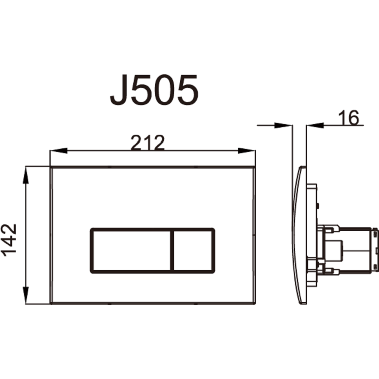 Matt Black Fluted Wall Hung Rimless Toilet with Soft Close Seat, Brushed Brass Pneumatic Flush Plate, 820mm Frame & Cistern – Oregon