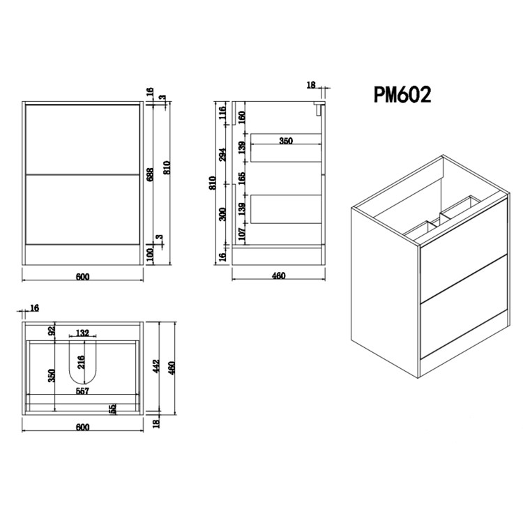 1100mm Wood Effect Left Hand Toilet and Sink Unit with Triangular Basin and Chrome Push Button - Palma