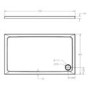 1200 x 800mm Chrome Rectangular Sliding Door Shower Enclosure Suite with Toilet and Basin - Carina