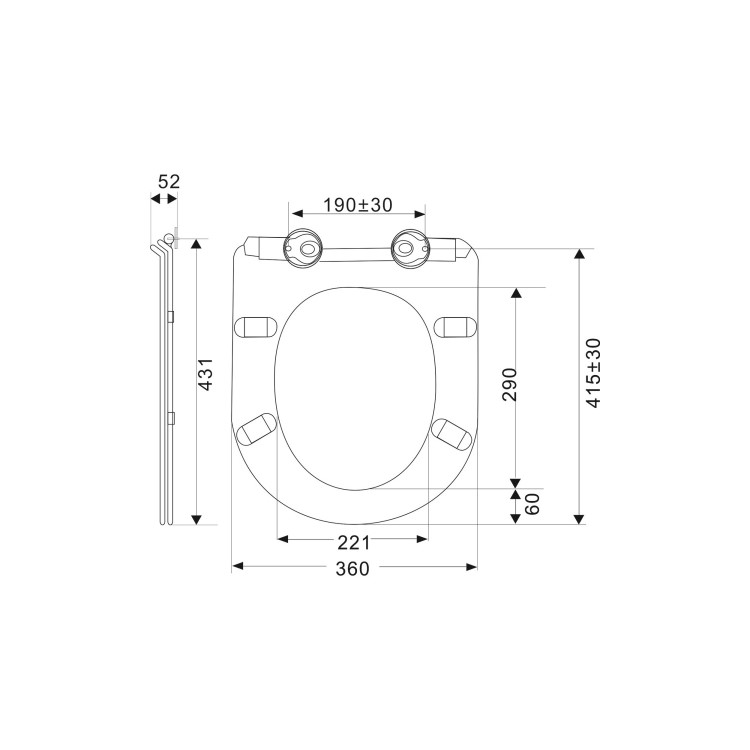 1100mm Beige Toilet and Sink Unit with Round Toilet - Pendle