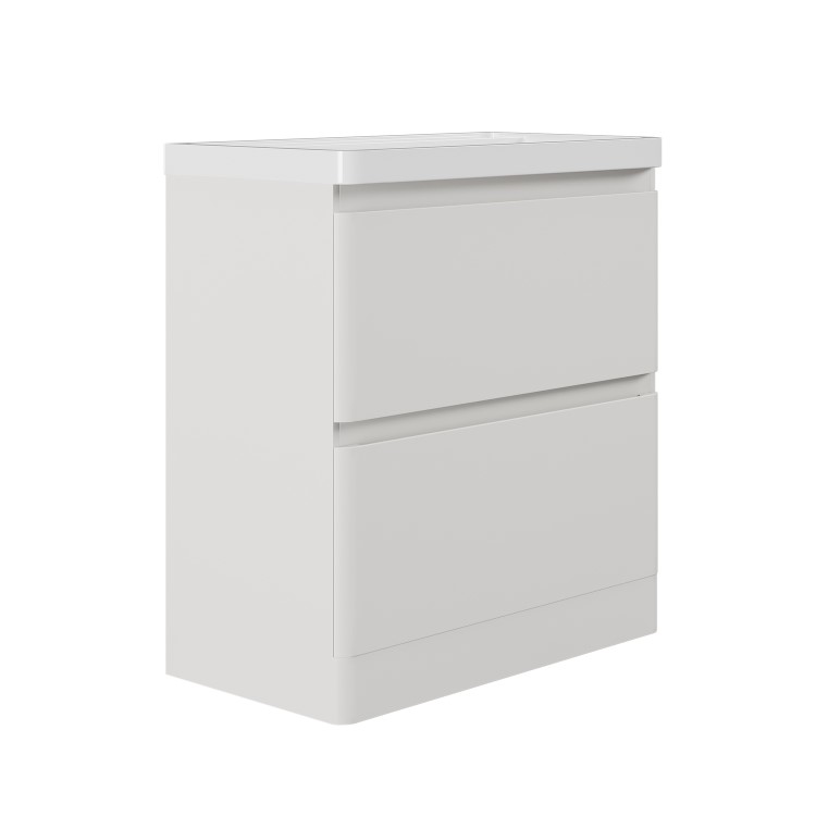 800mm Beige Freestanding Vanity Unit with Basin - Pendle