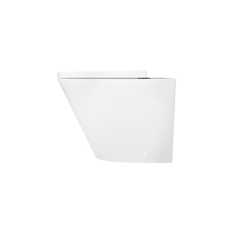 1300mm White Toilet and Sink Unit with Round Toilet - Pendle