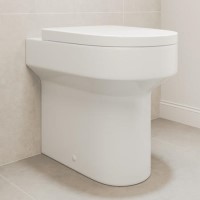 Back to Wall Rimless Comfort Height Toilet with Soft Close Seat - Pendle