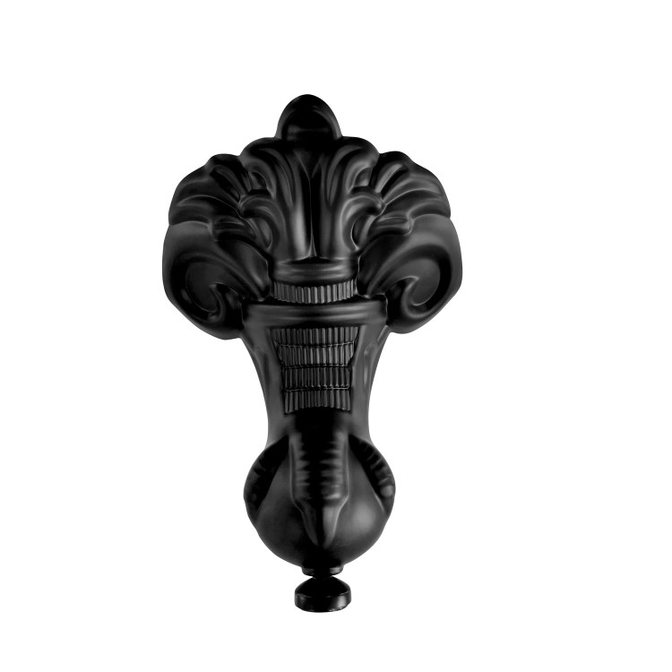 Freestanding Dark Green  Double Ended Roll Top Bath with Black Feet 1515 x 740mm - Park Royal