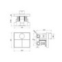 Brushed Brass 3 Outlet Concealed Mixer Shower Set With Bath Filler Spout & Hand Shower - Priya