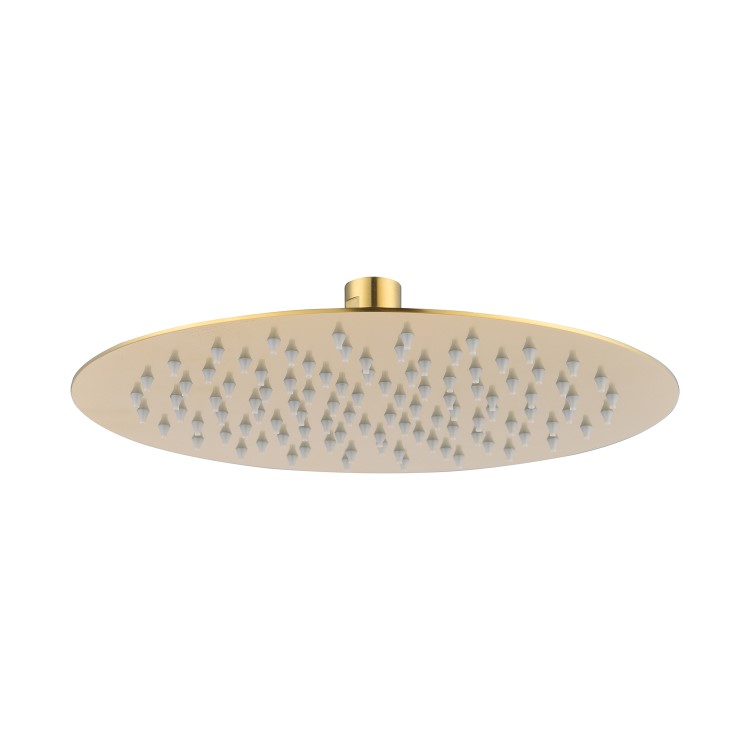 Brushed Brass 3 Outlet Concealed Mixer Shower Set With Bath Filler Spout & Hand Shower - Priya