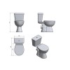Essence 400mm Basin Unit &amp; Toilet Bathroom Suite