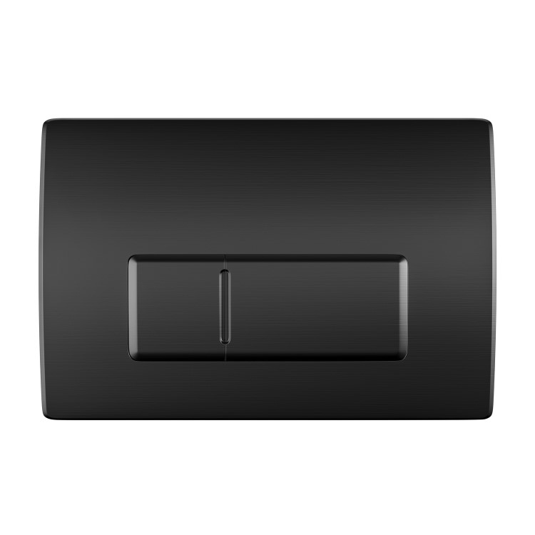 Matt Black Wall Hung Smart Bidet Japanese Toilet & 1160mm Frame Cistern with Gunmetal Grey Pneumatic Flush Plate - Purificare