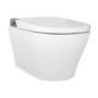 Wall Hung Smart Bidet Japanese Toilet with Heated Seat & 1160mm Frame Cistern and Chrome Pneumatic Flush Plate - Purificare