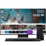 Samsung QE75Q800TATXXU 75" 8K Ultra Sharp HD HDR10+ Smart QLED TV with Soundbar & Subwoofer