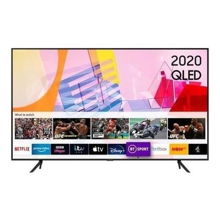 Samsung QE85Q60TAUXXU 85" 4K Ultra HD HDR10+ Smart QLED TV with Soundbar and Subwoofer