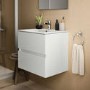 Ideal Standard Eurovit+ 500mm White Wall Hung Vanity Unit with Basin