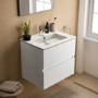 Ideal Standard Eurovit+ 500mm White Wall Hung Vanity Unit with Basin