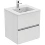 Ideal Standard Eurovit+ 500mm White Wall Hung Vanity Unit with Basin