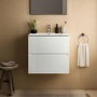 Ideal Standard Eurovit 600mm+ White Wall Hung Vanity Unit with Basin