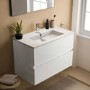 Ideal Standard Eurovit+ 800mm White Wall Hung Vanity Unit with Basin