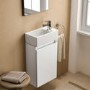 Ideal Standard Eurovit+ 350mm White Right-Hand Wall Hung Vanity Unit with Basin