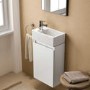 Ideal Standard Eurovit+350mm White Left-Hand Wall Hung Vanity Unit with Basin
