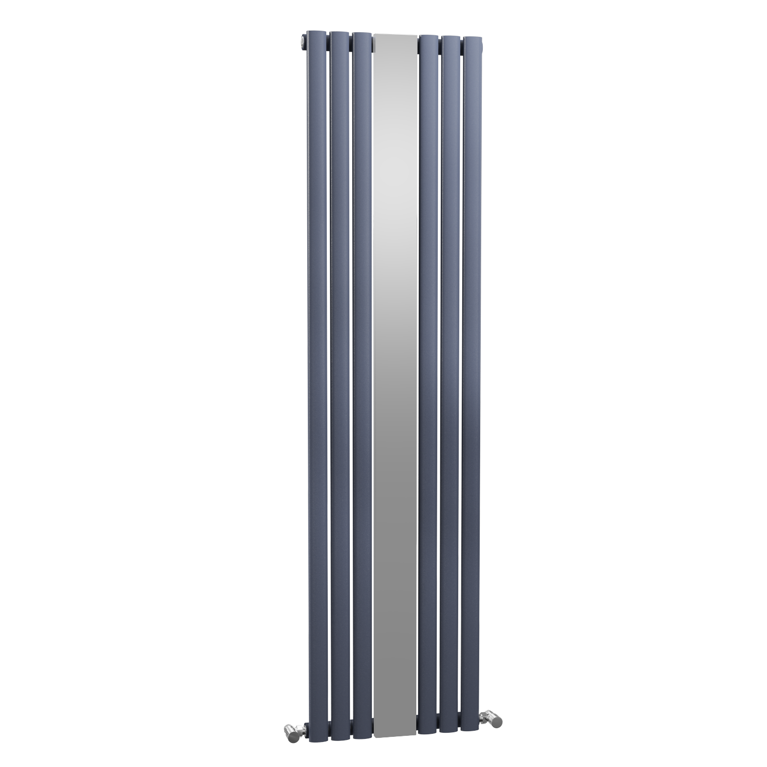 Anthracite Vertical Mirrored Radiator Living Room - 1800 x 499mm ...